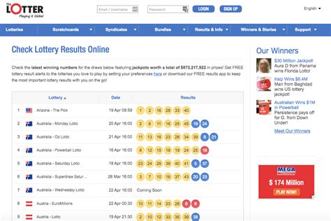 thelotter review|lottery winning numbers.